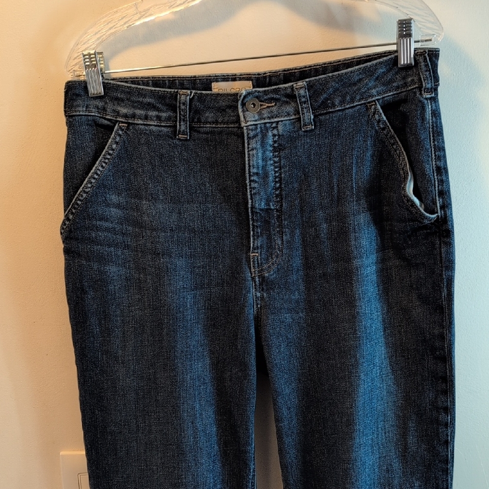 The Francais Mid Rise Cuffed Jeans By Pilcro Size 32 - Picture 4 of 16